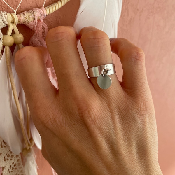 Bague Plume En Argent Massif 925 Rhodié Taille 48 - Neuve Avec étiquettes Petugons