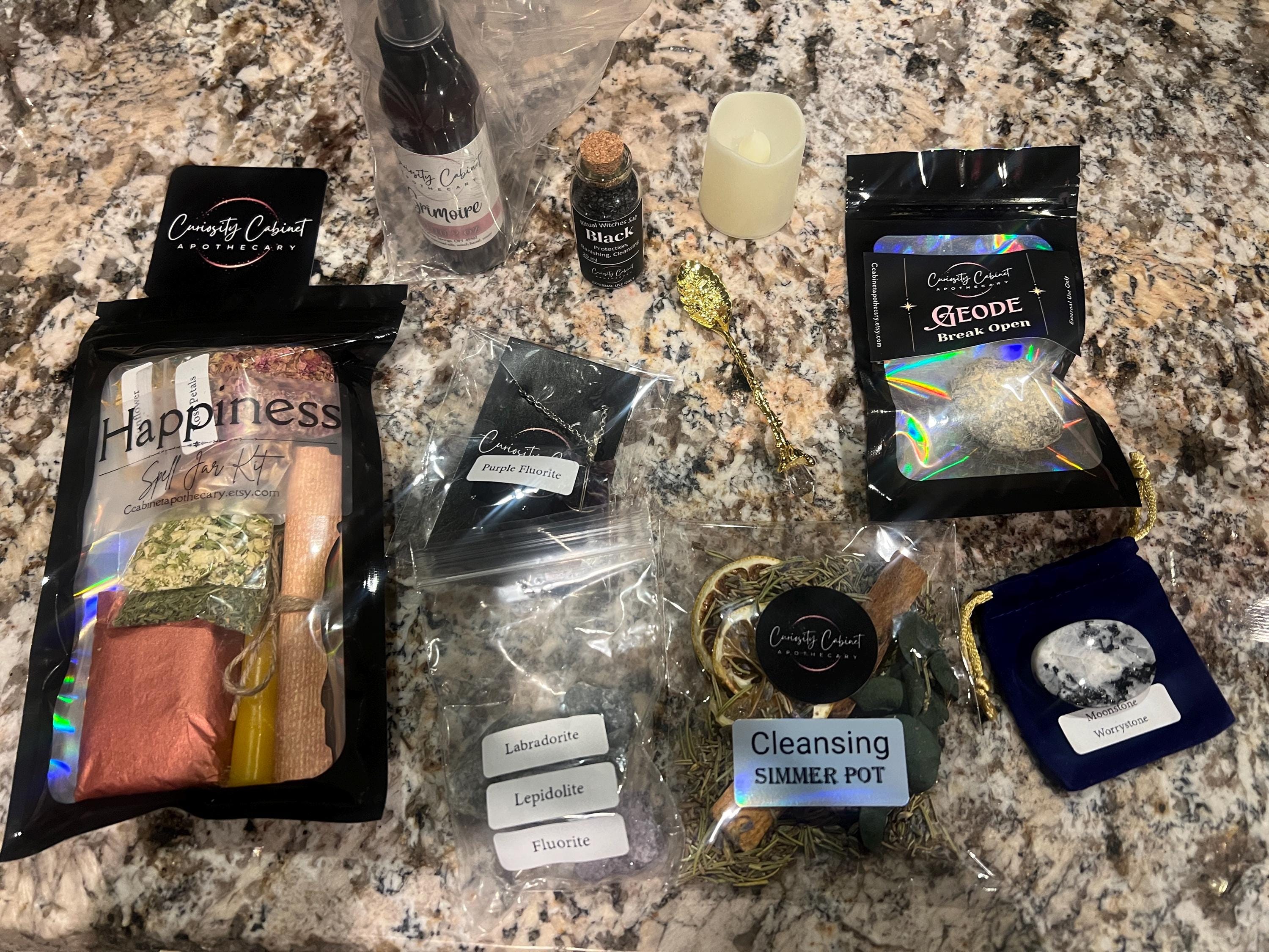 Large Witchcraft Mystery Box Gift Set - Surprise Witchcraft DIY Occult - Blind Date with a Witch - Witchy Gifts - Boo Basket