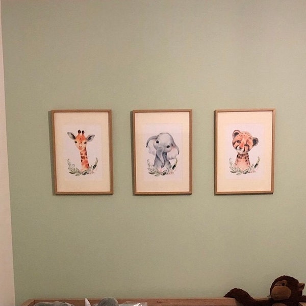 Jungle Animals Nursery Decor , Safari Nursery Prints , Nursery Set ...