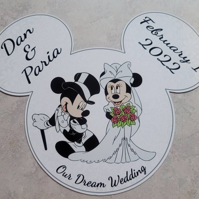 Disney Cruise Door Magnets Just Married, Happy Anniversary