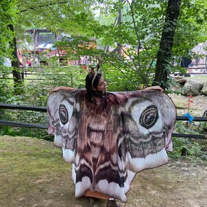 Moth Wings Costume Butterfly Cape Fairy Wings Festival Clothing