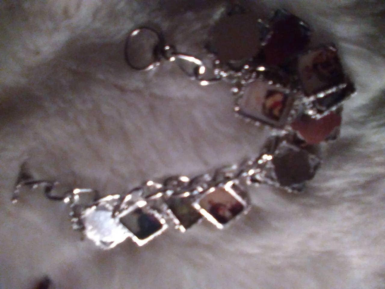 Catholic Saints Altered Art Charm Bracelet