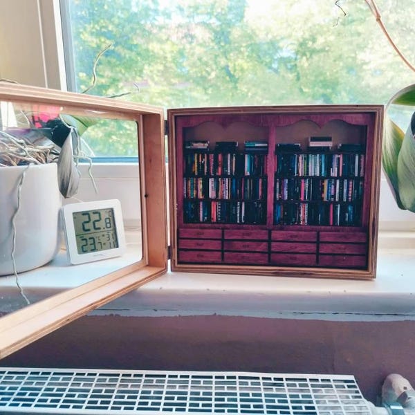 Personalized Wooden Book Shelf Dividers, Horizontal Genre Organizers ...