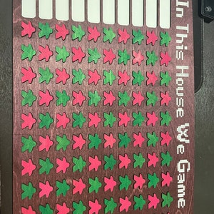 10x10 Game Tracker / Board Game Tracker / Game Challenge Board / Board ...