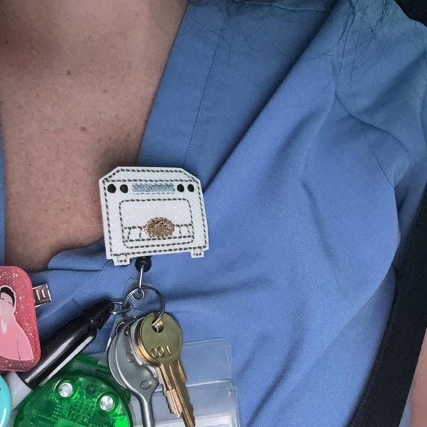 Pink Bow Badge Reel, Coquette Bow Badge Reel, Nurse Badge Clip, Teacher ...