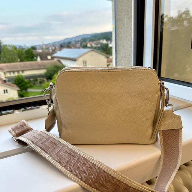 Crossbody Bag Bag With Wide Interchangeable Strap, Shoulder Bag