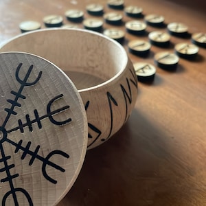 Runecaller Norse Rune Wand Volva Staff Distaff Asatru Altar | Etsy