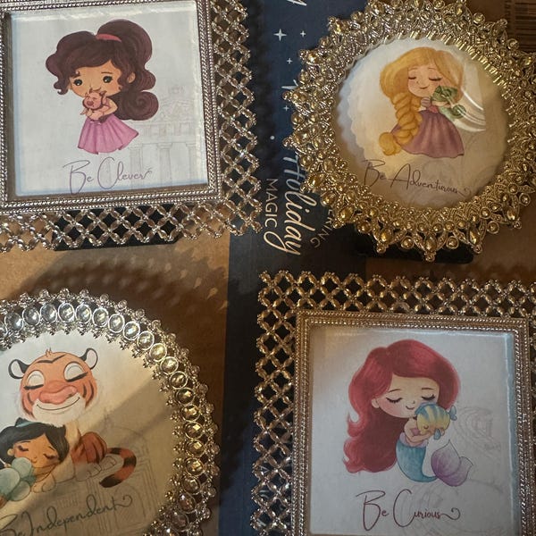 Set of 22 Princesses Digital Files, Princess Wall Decor, Princess Print ...