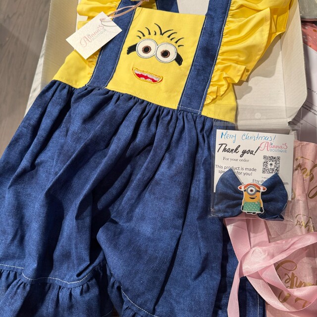 Minions Dress for Girl, Minion Costume, Minion Birthday Party, Girls Minion  Inspired Dress, Despicable Me Inspired Dress, Minion Baby Outfit - Etsy