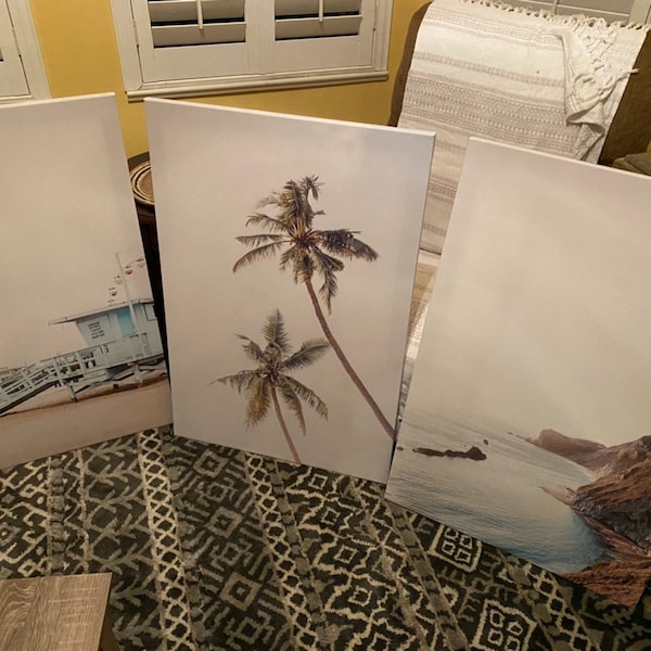 Beach Wall Art Beach Print Ocean Wall Art Set of 3 Ocean Print Coastal ...