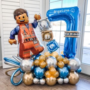 18 LEGO MOVIE Foil Balloon Anagram Licensed Lego Movie Balloons Lego Movie Foil Balloons Lego Movie Party Lego Movie Birthday Etsy