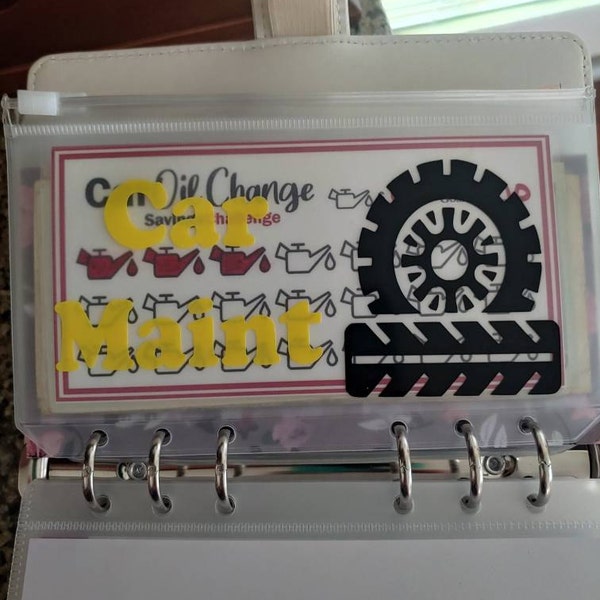 Car Maintenance Envelope - Etsy