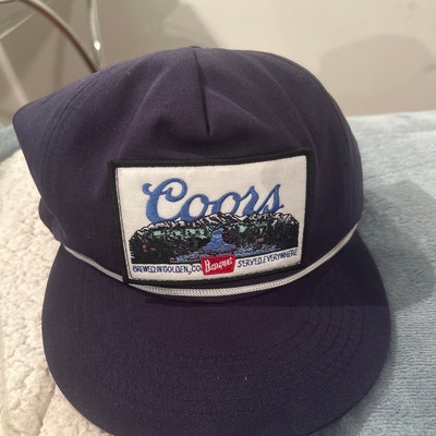 Coors Banquet Blue Landscape Snapback Rope Hat - Etsy