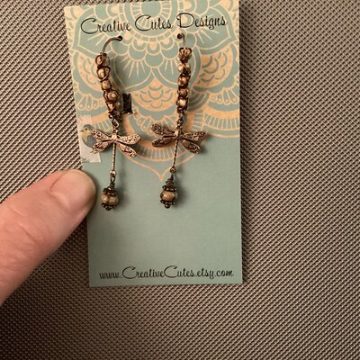 Colorful Mandala Vintage Earrings