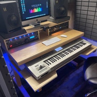 Solid Maple Studio Desk With Piano Drawer - Etsy Canada