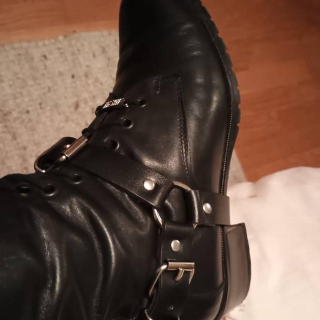 Leather Boot Harnesses With Rings: Adjustable Shoe Cuffs - Etsy