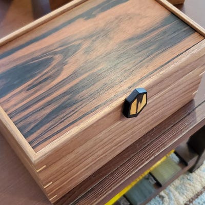 Stylish Artisan Handcrafted Box. High-end Keepsake Memory Box. 10.75 X ...