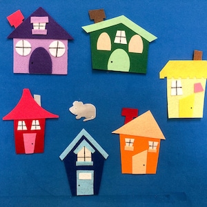 PDF Pattern for Little Mouse Felt Board &amp; Flannel Board Circle Time ...