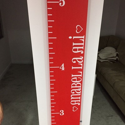 Growth Chart Ruler Add-on Custom Personalization Decal for the Side ...