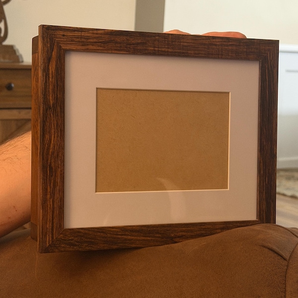 Concealment Picture Frame, 8x10 or 5x7 Hidden Gun Storage, Wooden Wall ...