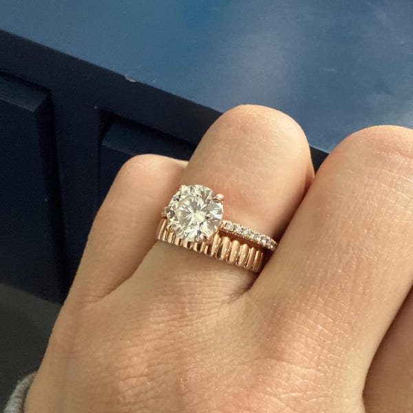 14k Yellow Gold with XO Ring main image 0