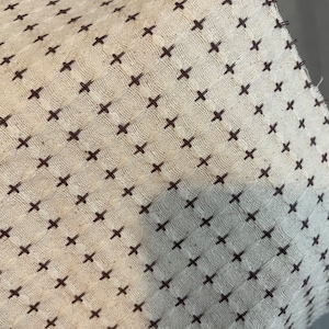 The Chom Thong Handwoven Native Cotton Fabric, Soft Thick Light Brown ...