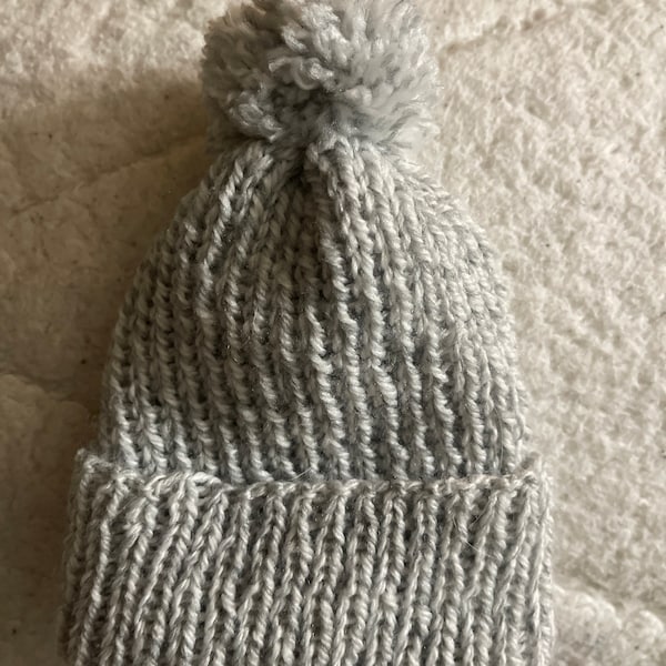 Chunky Knit Beanie Pattern: Super Bulky Yarn, Beginner Friendly (PDF ...