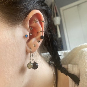 Cartilage Hoop Conch Piercing Small Tragus Hoop Daith | Etsy Canada