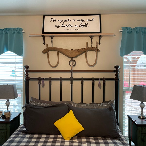 Create Custom Quote Sign, Personalized Master Bedroom Above the Bed His ...