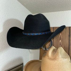 Horsehair Hat Band Elegant Cinnamon-turquoise Cowboy Hat - Etsy