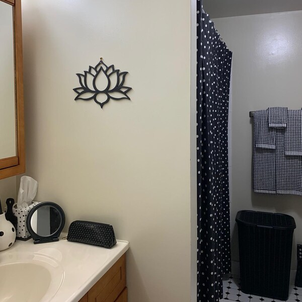 3D Printed Lotus Flower Wall Art | Modern Nature Decor - Etsy