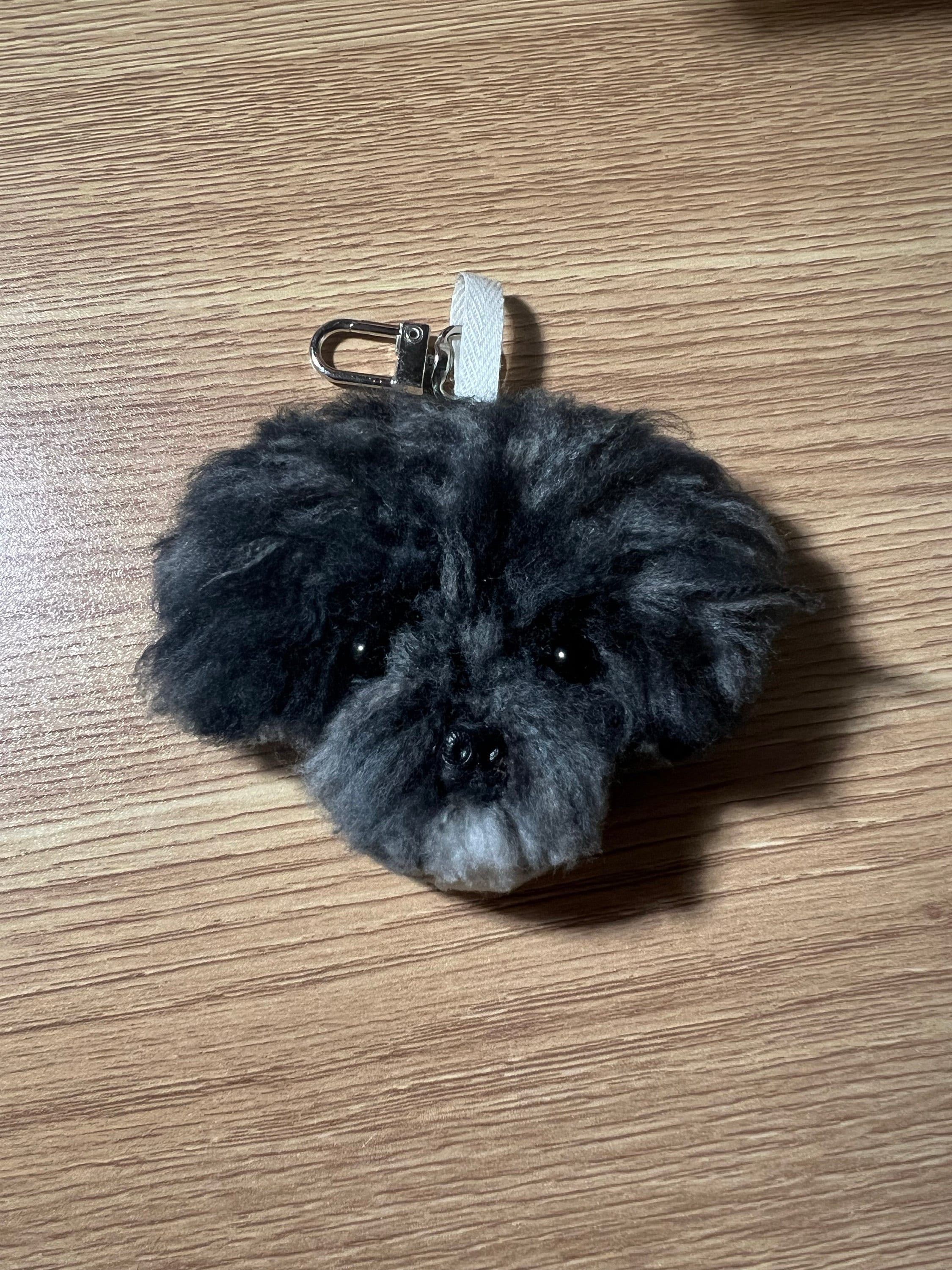 Handmade Personalized Custom Dog Portrait Key Chain, Brooch for Hoodie/Sweaters/Bags, Dog Gifts Illustrated Pet