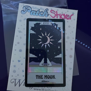  RQH Trading Tarot Card - The Moon Sticker Bumper Vinyl Decal  5'', RQH-SKTON-STICKERS-073