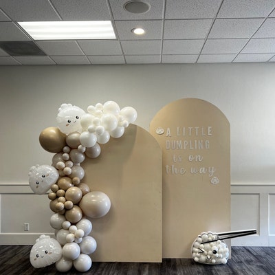 DIY Balloon Arch Garland Kit Pink, Blush Rose, White Wedding Supplies ...