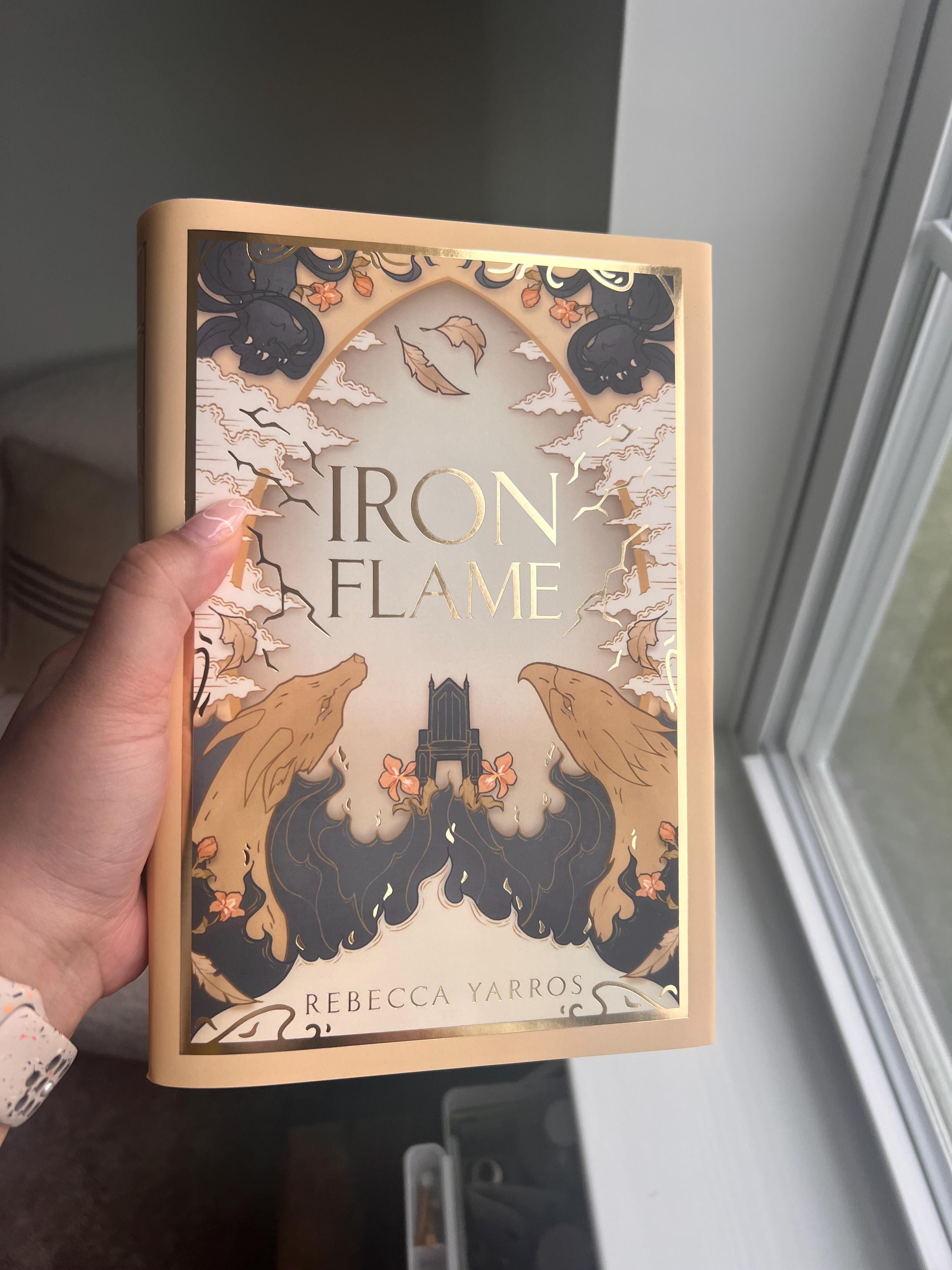 Dust Jacket Fourth Wing, Iron Flame - Officially Licensed Book Cover Bookish