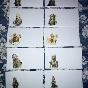 エルフのクリップアート 水彩画 キャラクター RPG エルフ おとぎ話