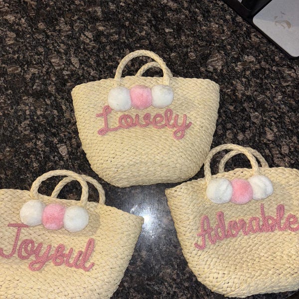 Personalized Baby Shower Gift Basket,rope Cotton Baby Gift Basket,toy ...