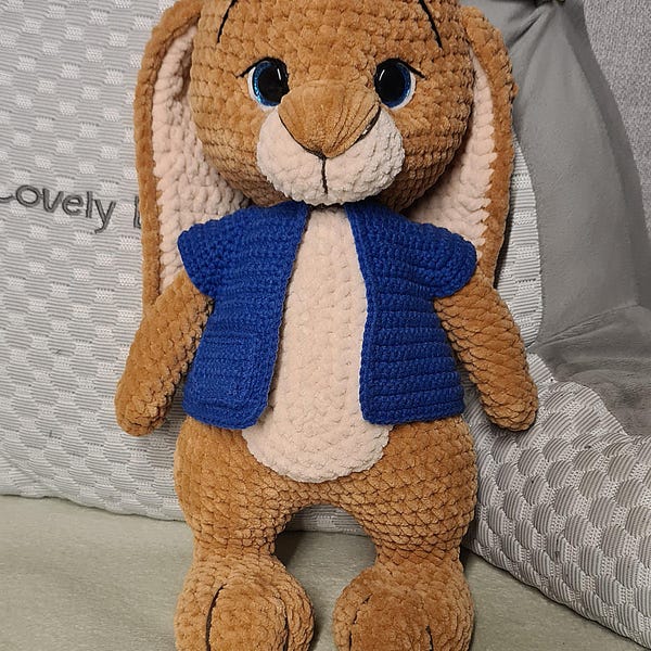 Crochet Bunny Pattern / Stuffed Bunny / Crochet Animals / Amigurumi ...