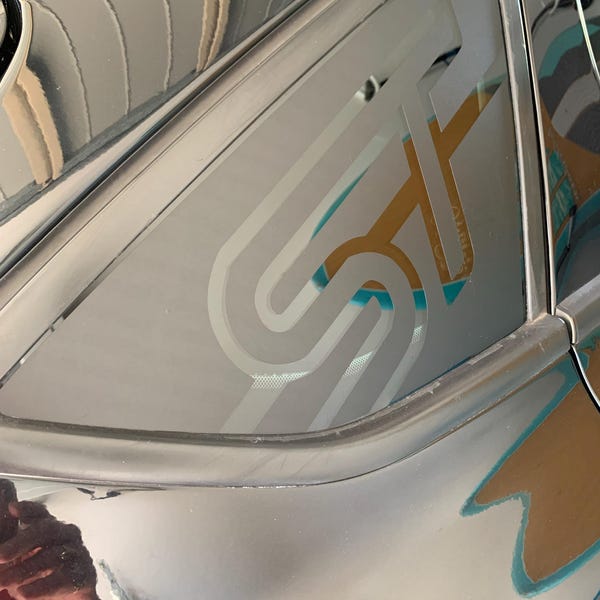 X2 Hexagons Ford Focus Corner Window Sticker, Decal. 2012-2018 - Etsy