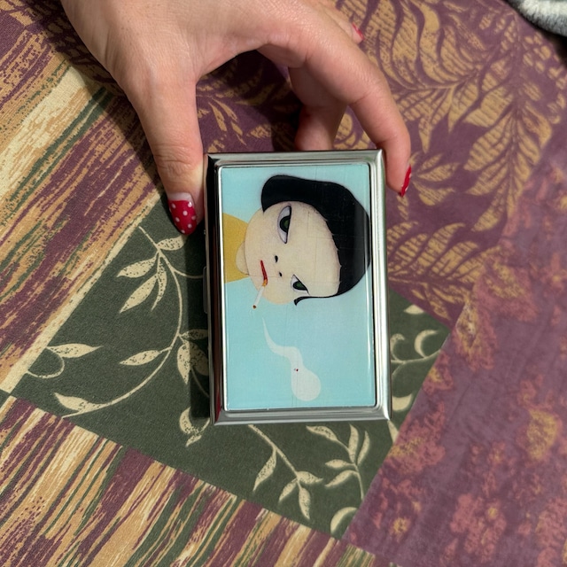 yoshitomo nara cigarette Nara Cigarette Case OR Card Holder - Yoshitomo, Zigarettenetui, Art  Cigarette Case, Business Card, ID Holder