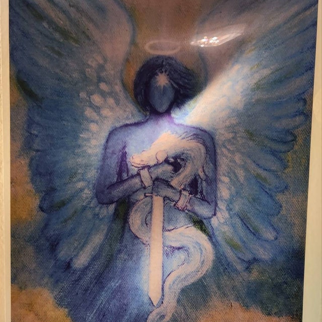 大天使ミカエル • 絵画 - Etsy 日本