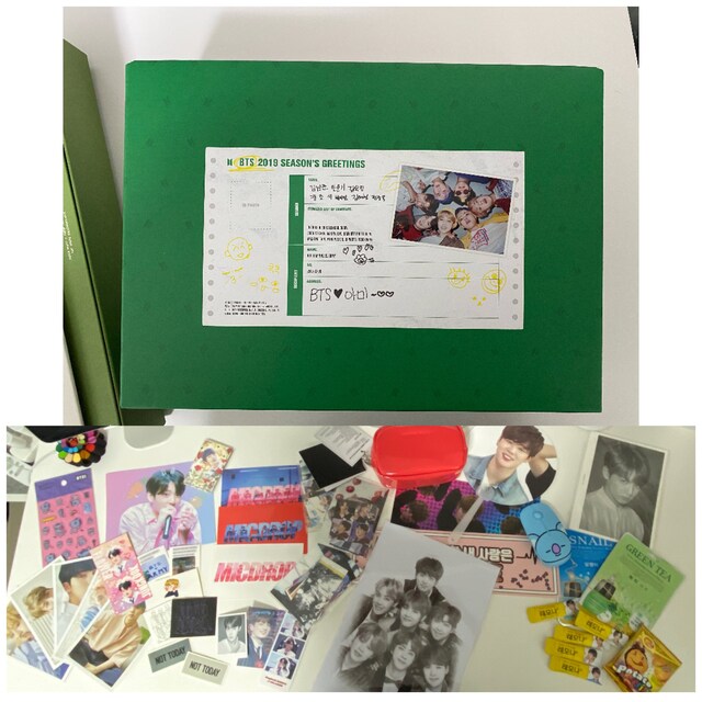 Bangtan Boys 2019 BTS Season's Greeting Just Opened Package
