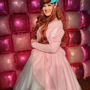 アリエル ピンクドレス 高品質 実物撮影 リトル マーメイド 人魚姫 アリエル プリンセス