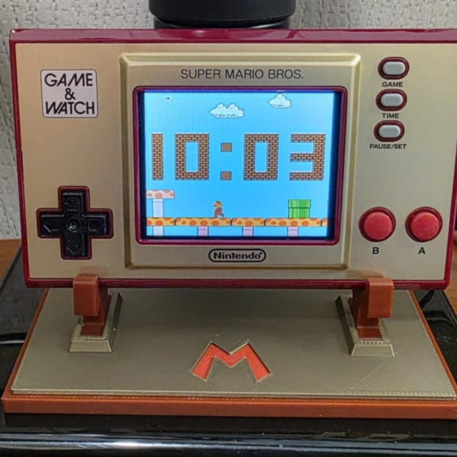 Nintendo Game & Watch Display Stand - Mario and Zelda - 3D