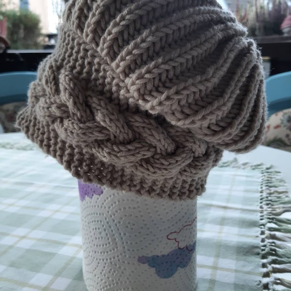 Chunky Beanie Knit Pattern Pdf | Beret Knitting Pattern - Etsy