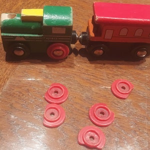 Plastic Wooden Toy Train Wheels and Axle Assembly - Etsy Canada