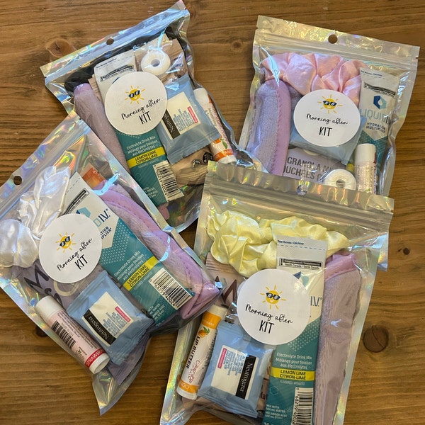 Hangover Kits Bachelorette Party Girls Night Out Survival Kits Custom ...
