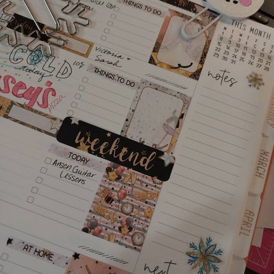 Planner Stickers Erin Condren Life Planner ECLP 48 Quiz School College ...