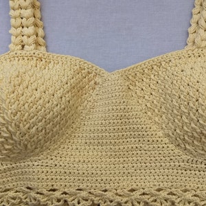 Betty Top Crochet Pattern Digital File Only Bralette, Peplum & Dress ...