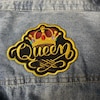 Queen Patch - Embroidered Gold Crown - Iron on Cool Patches - Size: 4.1 ...